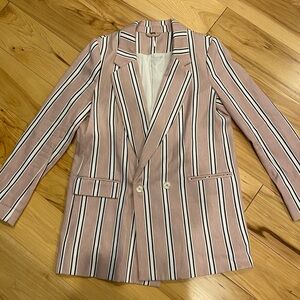Free People Blush Pink Blazer